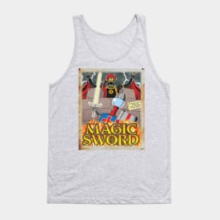 Mystery Science Rusty Barn Sign 3000 - The Magic Sword Tank Top